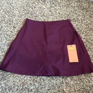 NWT Girlfriend Collective Plum Skort M